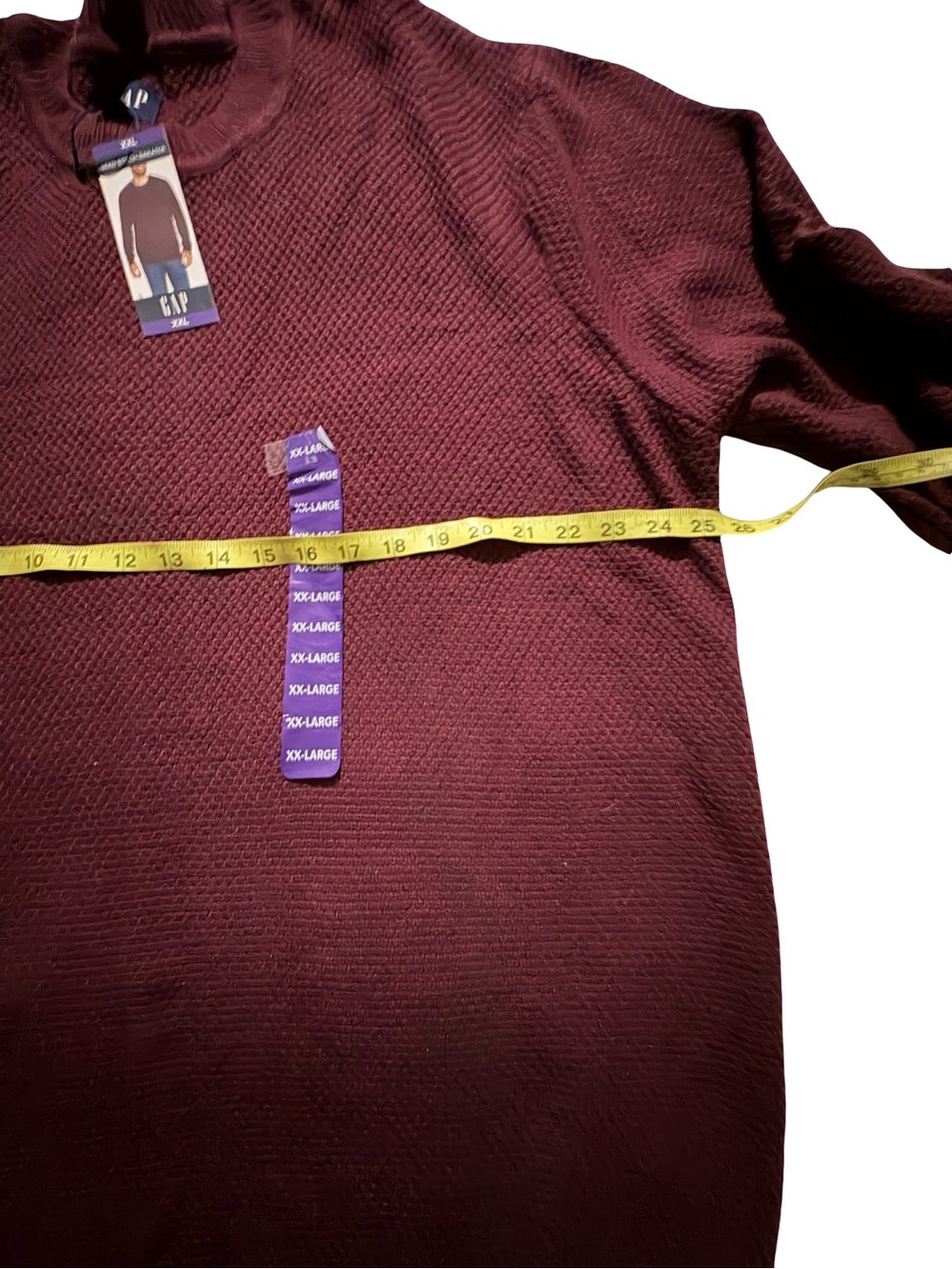 GAP Men’s Burgundy Crewneck Sweater